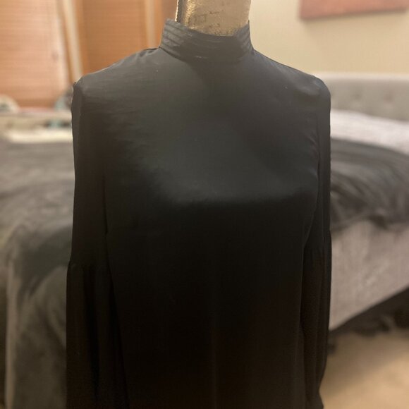 Navy Blue Blouse - Picture 1 of 5